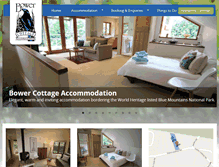 Tablet Screenshot of bowercottage.com.au